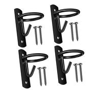 Kaeltsyn Heavy Duty Wall Mounted Feed Bucket Holder Replacement Stable Hook with Screws for Equestrians Use Enduring Heavy Duty Wall Mounted Feed Holder