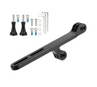 Kaeltsyn High Strength Handlebar Mount Adapter with Clamps Cycling Front Extension Durability Bike Mounting Brackets