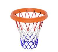 Kaeltsyn Indoor/Outdoor Wall Mounted Basketball Frame with Net Durability Sport Equipment Accessories Galvanized Chain Net