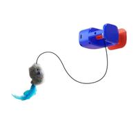 Kaeltsyn Intelligent Interactively Bird Shape Puss Toy Participatory Pet with Rotating Function and Themed Color Option Electric Whirling Puss