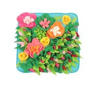 Kaeltsyn Interactive Snuffle Dog Toy Soft Mat Puzzle Feeding Toy for Puppy Dogs Training and Boredom Relief Puppy Nosework Dog Slow Feeder Puzzle