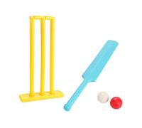Kaeltsyn Kid Crickets Set Parent Child Game Parent Child Game with Stumps and 2 Balls Enhances Strength Play Toy Children Set