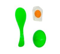 Kaeltsyn Kids Easter Game Set for Motor Skill Development with Eggs Spoons Carrying Race Easter Eggs Race Competition Set