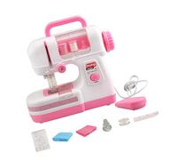 Kaeltsyn Kids Electric Pretend Play Sewing Machine Toy Realistic Simulation Design Safe Role Activity Hands on Learning Pretend Sewing Machine for Children
