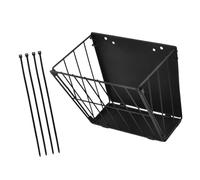 Kaeltsyn Large Capacity Animal Feed Dispenser Hanging Rack for Small Farm Animals Grass Hayed Rack