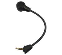 Kaeltsyn LED Backlits Gaming Microphones Boom with ABS Housing for Cloud II Headsets 3.5Mm Mic Seamlessly Communication LED Gaming Micr