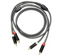 Kaeltsyn Left Right Marked Stereo Cable with Male to Male Plugs, Gold-Plated Tips and Braided Sleeve for Home to Stereo Cord Analog Home Amplifier Entertainment Box Braided Sleeve Gold Plated Plug