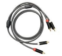 Kaeltsyn Left Right Marked Stereo Cable with Male to Male Plugs, Gold-Plated Tips and Braided Sleeve for Home to Stereo Cord Analog Home Amplifier Entertainment Box Braided Sleeve Gold Plated Plug