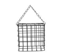 Kaeltsyn Lovely Hanging Food Container for Bird Budgies Budgies Large Windproof Wire Basket Dispenser Garden Decors Bird Suet Feeders for Outside