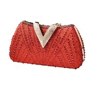 Kaeltsyn Luxurious Rhinestones Evening Bag Offering Structured Shape and Chain Strap Shoulder Crossbody for Women Girls Dinner