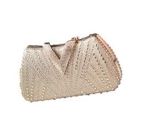 Kaeltsyn Luxurious Rhinestones Evening Bag Offering Structured Shape and Chain Strap Shoulder Crossbody for Women Girls Dinner