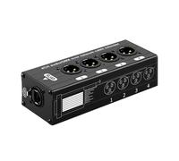 Kaeltsyn Metal 4 3Pin Channel Auditory Balun Ethernet Adapter for Long Distances Extension in Event Multiple Channel Sound Balun