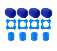 Kaeltsyn Microphone Sponge Cover for Professional, Blue 3 Piece