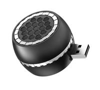 Kaeltsyn Miniature Computer Sound Boosters Direct Insert Speakers Lightweight Durability Ideal for Work Presentations Durability Outlet and Play Laptop Lecturer