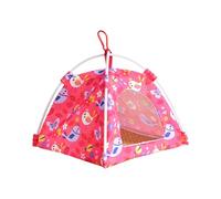 Kaeltsyn Modifiable Bird Resting Tent with Reinforced Canvas for Conures Couple Double Mounting Approaches Dense Size Green Canvas Bird HouseMultiple