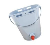 Kaeltsyn Multifunctional 8L Milk Feeders Nipple Design for Livestock Pet Lamb Puppies Shatterproof Construction Nipple Hanging Livestock Feeder Bucket