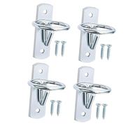 Kaeltsyn Multipurpose Iron Hanging Hook Heavy Duty Wall Mounted Feed Bucket Holder Stable Hook with Screws Enduring Metal Water Hangers