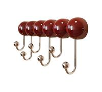 Kaeltsyn Multipurpose Silicone Suction Hook Saving Space by Mounting Vertically on Wall Without Damage to Hold Accessories Strong Suction Cup Hook