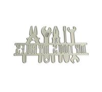 Kaeltsyn My Tools My Rules Cutting Dies Metal Embossing Stencils Carbon Steel Die Cut Templates for Card Making Album Decoration Carbon Steel Craft Dies