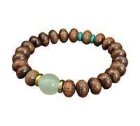 Kaeltsyn Natural Wood Abacus Beads Distinctive Adjustable Wristband Accessory Jewelry Accessories Traditional Wooden