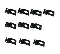 Kaeltsyn Of 10 Heavy Duty Single Side Speakers Hooks Wall Mount Hooks with Anti Rust Coating for Professional Equipment Execution Location Fasteners