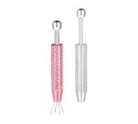 Kaeltsyn Pack of 2 Stainless Steel Piercing Needle Grabber Tool for Jewelry Making and Body with 4 Styles Addition Needle Grabber