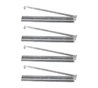 Kaeltsyn Pack of 4 Acrylic Mahjong Racks with Pusher America Styles Holder Set Accessories for Game Night Use Toolkit