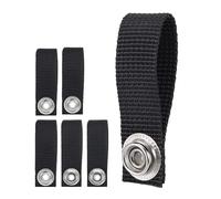 Kaeltsyn Pack of 6 Hockey Helmet Chin Strap, Detachable Replacement with Single Snap Hockey Replacement Pad Quick Release Cover Clip Extender