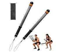 Kaeltsyn Pack of Quiet Operations Spring Battle Rope Adjustable Weight Training for Various Intensities Including Storage Bag Arm Exerciser Rope