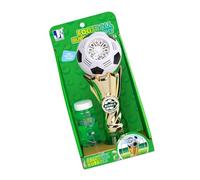 Kaeltsyn Party Bubble Machine Toy Shape with LED Light Kids Adults Kindergarten Teens Blowing Outdoor Party Christmas Machine with Football Design