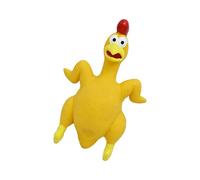 Kaeltsyn Playfulness Polkas Dot Chicken Shape Dog Toy Safe Latex Dog Interactively Chew Resistant for Small-Middle Breeds Durability Chew