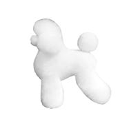 Kaeltsyn Poodle Dog Grooming Model Mannequin Interchangeable Hair Parts for Styling and Coloring Practice Dog Model Mannequin Hair for Styling and Coloring Realistic Tool with for