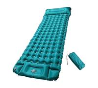 Kaeltsyn Portable Camping Mat with Built-in Foot Pump, TPU Pad with Raised Pillow for Hikers, Campers, and Backpackers Inflatable Camping Pad Foot Pump Mat
