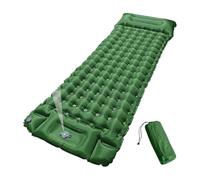 Kaeltsyn Portable Camping Mat with Built-in Foot Pump, TPU Pad with Raised Pillow for Hikers, Campers, and Backpackers Inflatable Camping Pad Foot Pump Mat