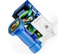 Kaeltsyn Portable Children Microscope with LED Lighting and Rechargeable Power Source for Outdoor Learning Learning Microscope