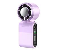 Kaeltsyn Portable Handheld Digital Small Fan High Speed Powerful Light Weight Outdoor Personally Coolers Enduring Small Pocket
