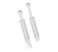 Kaeltsyn Portable Stainless Steel Double Ended Piercing Grabbers for Secure Jewelry Making and Tasks Professional Piercing Grabber