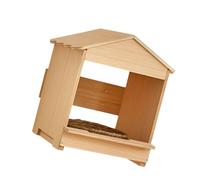 Kaeltsyn Practical Hanging Bird Nest with Slanted Top and Platform for Clean Dry Space Declivity Roof Chicken Box