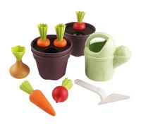 Kaeltsyn Pretend Play Gardening Toy Set with Planting Tool Watering Pots for Kids Plant Growth Cognition and Sensory Development Kids Pretend Play Gardening Toy