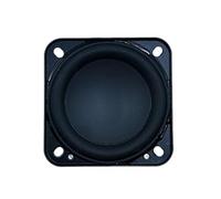 Kaeltsyn Professional 50MM Neodymium Double Magnets Loudspeaker Driver 4Ohm Impedance 10W Power Ideal for Music Projects Square Rubber Border Lecturer