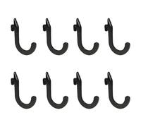 Kaeltsyn Quick Install Fitness J Hook for Gym Rack 100kg Capacity Without Tool Required Mounting for Personals & Family Exercise Pull Up Hook