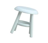 Kaeltsyn Realistic 1: 12 Scale Small Childrens Room Stool Constructed From Natural Wood for Tiny Home Settings Model House Wooden Stool