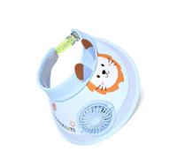 Kaeltsyn Regulable Speed Fan Hat with Sun Protective Border Outdoor Children for Outdoor Activity and Beach Trip Breathable Sun Blocking Cycling