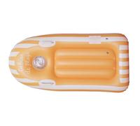 Kaeltsyn Reinforced Inflatable Kids Surf Board for Beach Pool Water Play Featuring Grip Texture and Rounded Corners Children ' s Floating Toy