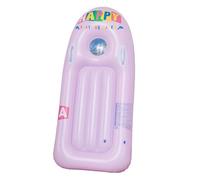Kaeltsyn Reinforced Inflatable Kids Surf Board for Beach Pool Water Play Featuring Grip Texture and Rounded Corners Children ' s Floating Toy