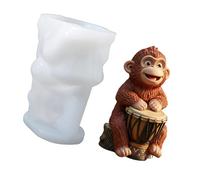 Kaeltsyn Resin for Soap Chocolate Craft Featuring Bear and Rabbits Designs Detailed Carving