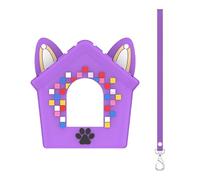 Kaeltsyn Scratch Proof Hanging Protective Case for Interactive Digital Pet Toy Full Body Protections Game Console Protector Silicone Digital Pet Protector