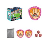 Kaeltsyn Set of 2 Glowing Paddles and 3 Sticky Globes Highlighting Modifiable Wrist Belts Permanent Outdoor Game Three Thousand All Epochs Backpacking Waterproof Sphere
