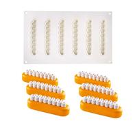 Kaeltsyn Silicone Baking Molds with Unique Long Waved Pattern Dessert Cake for Kids Party Pastries Decoration Food Grade Silicone Baking Molds for Kids