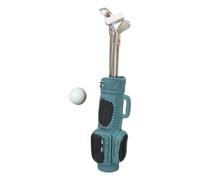 Kaeltsyn Simulation Golf Set Model Figurine Miniature Accessories Club Figure for Children Play and Doll House Scene Display Figurines